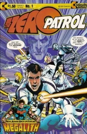 Zero Patrol, Vol. 1 #1 Regular Cover comic book cover, 1984