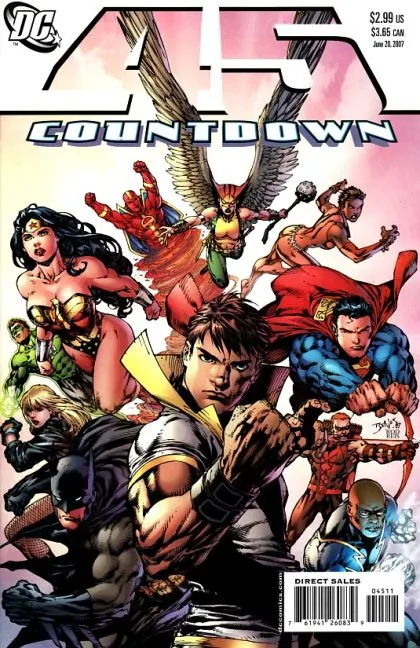 Countdown #45 comic book cover, 2007