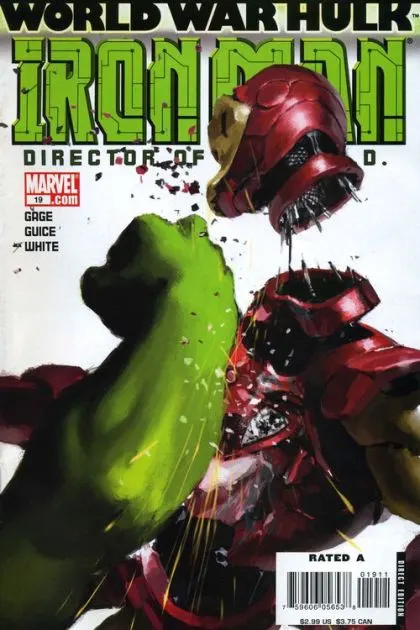 Iron Man, Vol. 4 #19 comic book cover, 2007