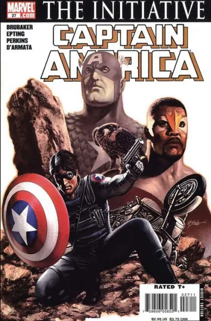 Captain America, Vol. 5 #27 Steve Epting Regular comic book cover, 2007