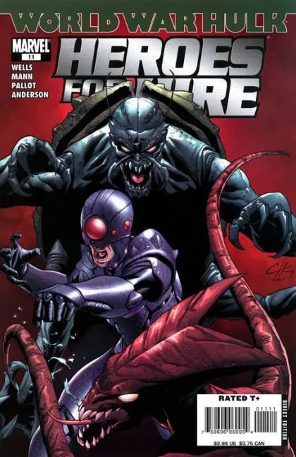 Heroes For Hire, Vol. 2 #11 comic book cover, 2007