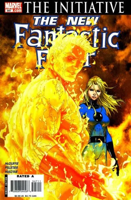 Fantastic Four, Vol. 3 #547 Direct Edition comic book cover, 2007