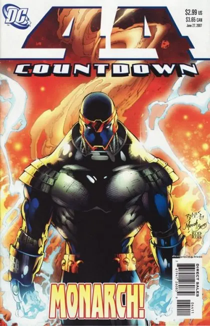 Countdown #44 comic book cover, 2007