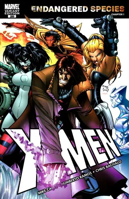 X-Men, Vol. 1 #200 Humberto Ramos Variant comic book cover, 2007