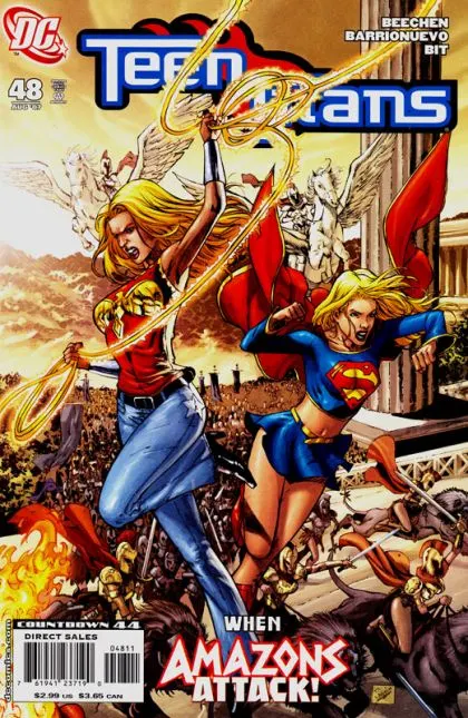 Teen Titans, Vol. 3 #48 Direct Edition comic book cover, 2007