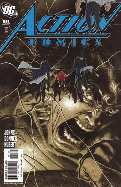Action Comics, Vol. 1 #851 Direct Edition comic book cover, 2007