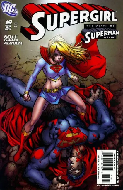 Supergirl, Vol. 5 #19 Direct Edition comic book cover, 2007