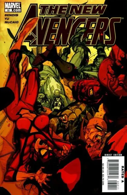 New Avengers, Vol. 1 #32 Leinil Francis Yu Regular comic book cover, 2007