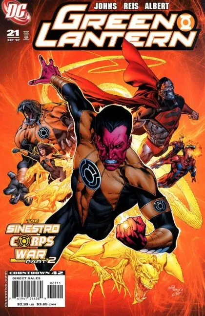 Green Lantern, Vol. 4 #21 Reis Ivan Regular comic book cover, 2007