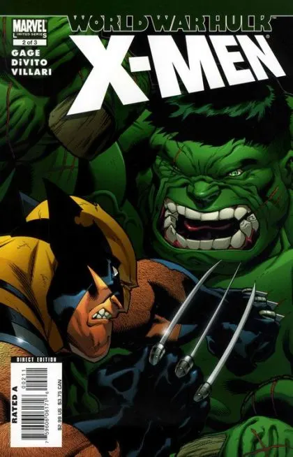 World War Hulk: X-Men #2 comic book cover, 2007