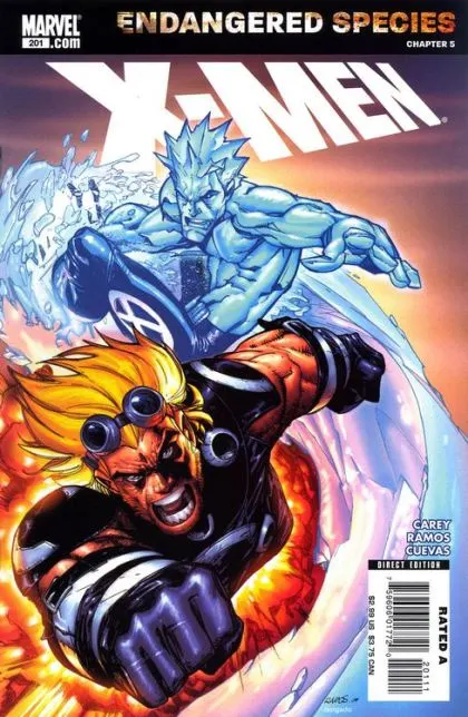 X-Men, Vol. 1 #201 Humberto Ramos Regular comic book cover, 2007