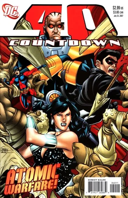 Countdown #40 comic book cover, 2007