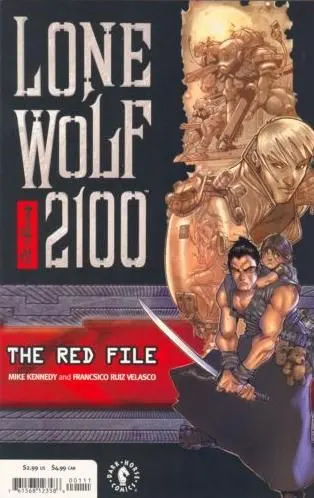Lone Wolf 2100: The Red File #1 comic book cover, 2003