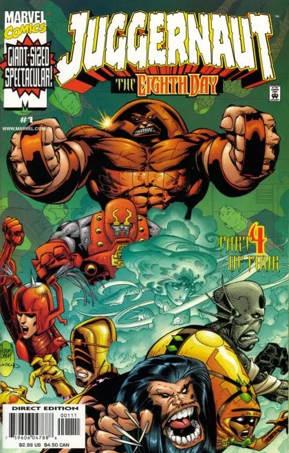 Juggernaut, Vol. 2 #1 comic book cover, 1999