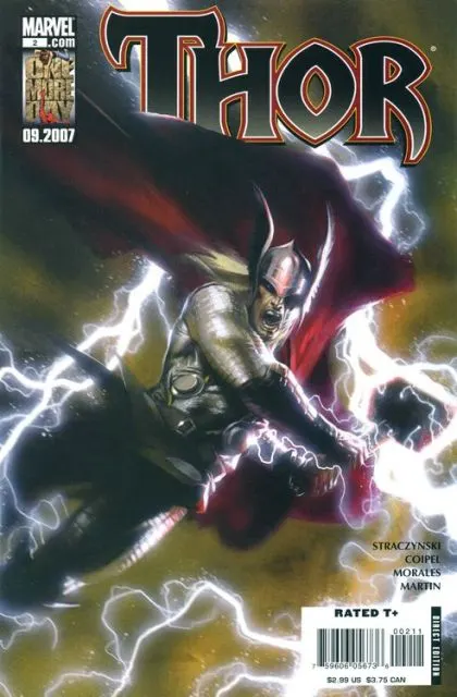 Thor, Vol. 3 #2 Gabriele Dell'Otto Variant comic book cover, 2007