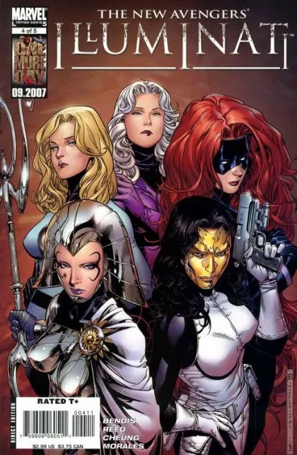 New Avengers: Illuminati, Vol. 2 #4 comic book cover, 2007