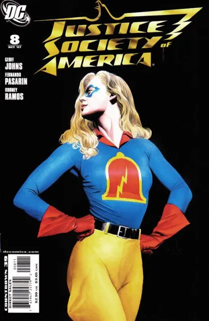 Justice Society of America, Vol. 3 #8 Alex Ross Regular Cover comic book cover, 2007
