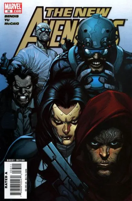 New Avengers, Vol. 1 #33 Leinil Francis Yu Regular comic book cover, 2007