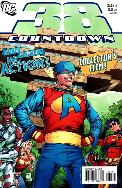 Countdown #38 comic book cover, 2007