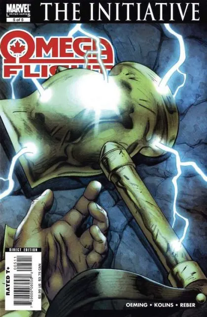 Omega Flight #5 comic book cover, 2007