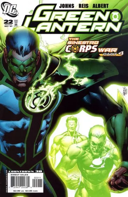 Green Lantern, Vol. 4 #22 Reis Ivan Regular comic book cover, 2007