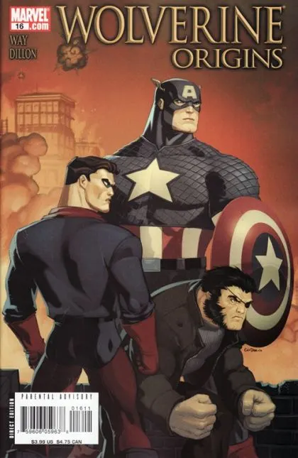 Wolverine: Origins #16 comic book cover, 2007