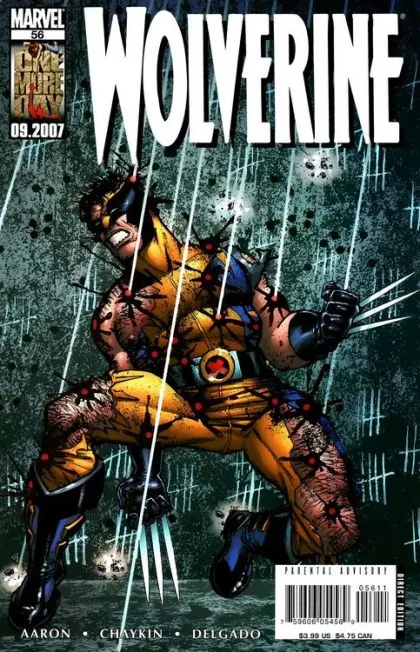 Wolverine, Vol. 3 #56 Direct Edition comic book cover, 2007