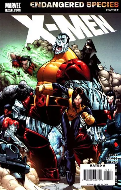X-Men, Vol. 1 #202 Humberto Ramos Regular comic book cover, 2007