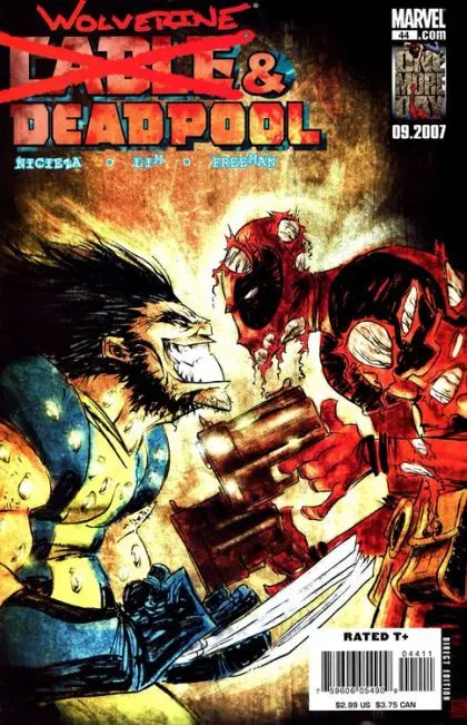 Cable & Deadpool #44 comic book cover, 2007