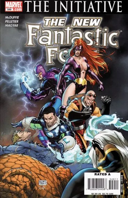 Fantastic Four, Vol. 3 #549 Direct Edition comic book cover, 2007