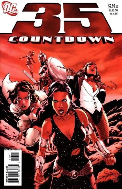 Countdown #35 comic book cover, 2007
