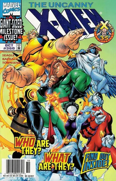 Uncanny X-Men, Vol. 1 #360 Newsstand Edition comic book cover, 1998