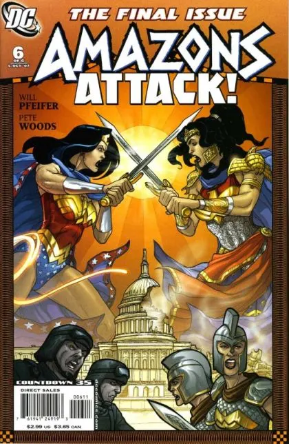 Amazons Attack, Vol. 1 #6 comic book cover, 2007