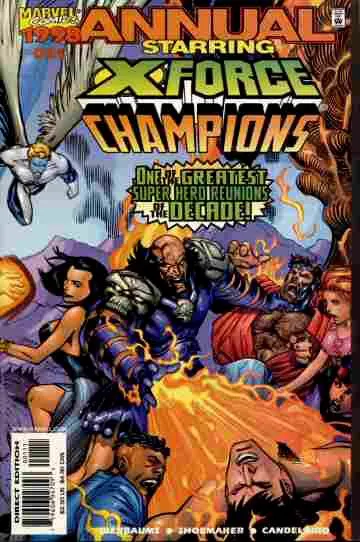 X-Force, Vol. 1 Annual #1998 comic book cover, 1998