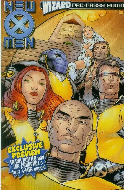 Wizard X-Men Pre-Press Edition #1 comic book cover, 2001