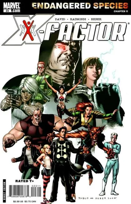 X-Factor, Vol. 3 #23 Pablo Raimondi Regular comic book cover, 2007