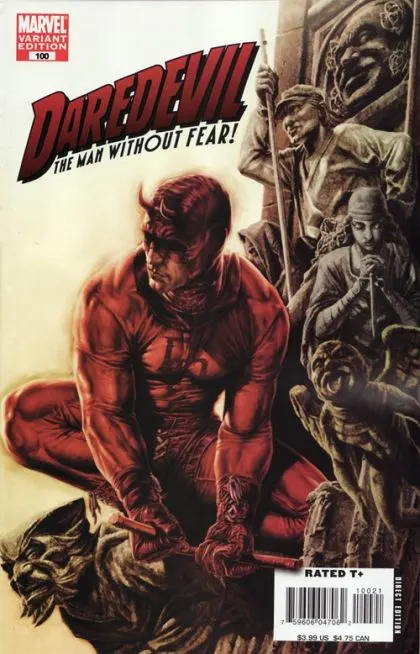 Daredevil, Vol. 2 #100 Lee Bermejo Variant comic book cover, 2007