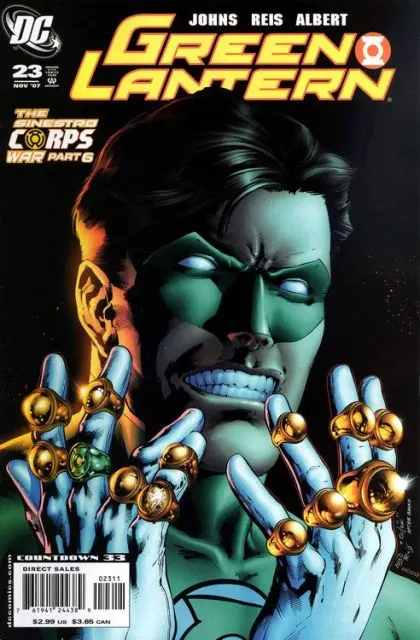 Green Lantern, Vol. 4 #23 Reis Ivan Regular comic book cover, 2007