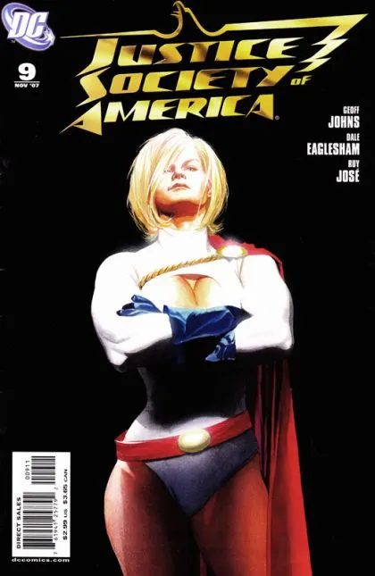 Justice Society of America, Vol. 3 #9 Alex Ross Regular Cover comic book cover, 2007