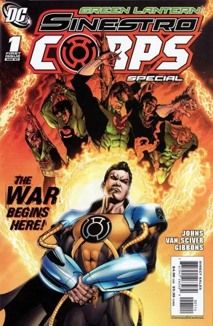 Green Lantern Sinestro Corps Special #1 4th Printing Ethan Van Sciver comic book cover, 2007
