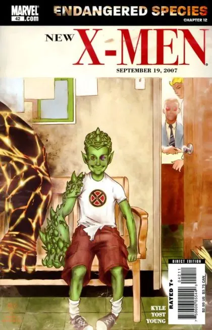 New X-Men (Academy X) #42 Skottie Young Regular comic book cover, 2007