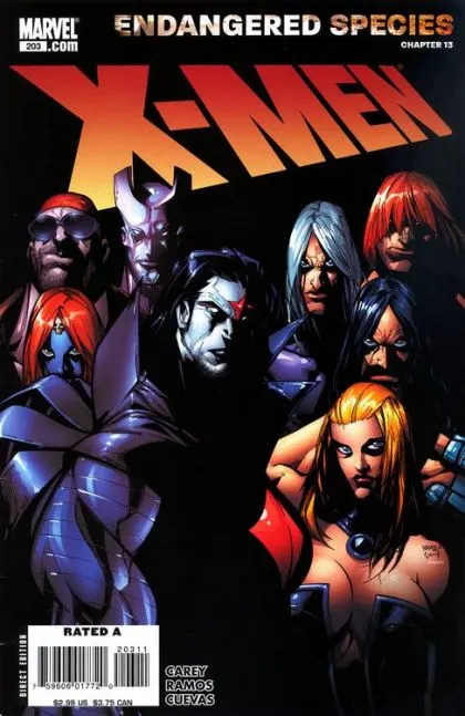 X-Men, Vol. 1 #203 Humberto Ramos Regular comic book cover, 2007