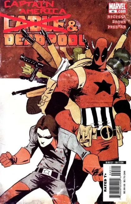 Cable & Deadpool #45 Direct Edition comic book cover, 2007