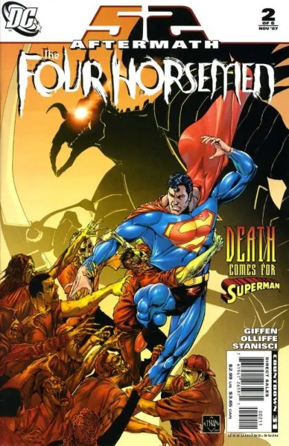 52 Aftermath: The Four Horsemen #2 comic book cover, 2007