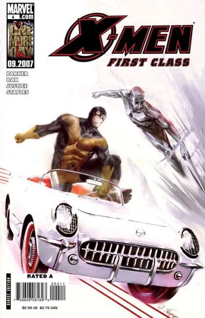 X-Men: First Class, Vol. 2 #4 comic book cover, 2007