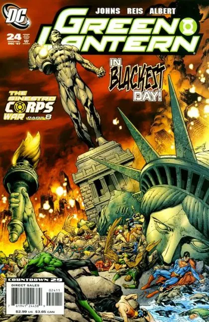 Green Lantern, Vol. 4 #24 Reis Ivan Regular comic book cover, 2007