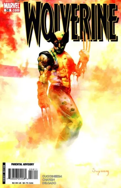 Wolverine, Vol. 3 #58 Direct Edition comic book cover, 2007