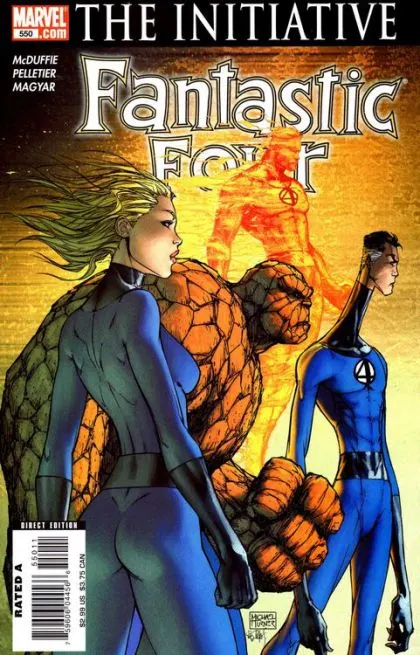 Fantastic Four, Vol. 3 #550 Direct Edition comic book cover, 2007