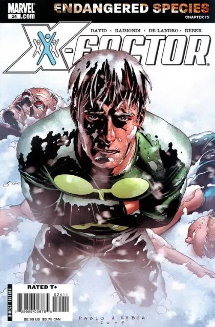 X-Factor, Vol. 3 #24 Pablo Raimondi Regular comic book cover, 2007