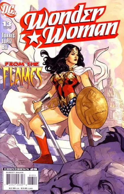 Wonder Woman, Vol. 3 #13 Bernard Chang Regular comic book cover, 2007